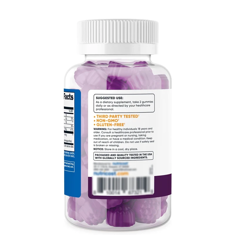 Each serving of South African drunken eggplant gummies is equivalent to 1200 milligrams (mixed berry flavor), with 60 gummies