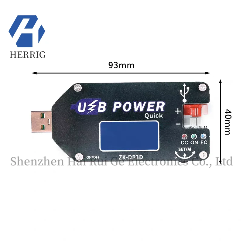 ZK-DP3D CNC USB قابل للتعديل الجهد المنظم وحدة الطاقة 2A / 15W الجهد والتيار تعديل الدقة CNC #4