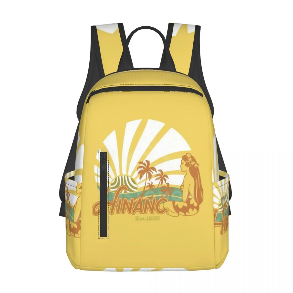 ヒナノ-タヒチ-バックパック-デイパック-大容量-キッズ-ブックバッグ-スクールバッグ-ショルダーバッグ-メンズ-レディース