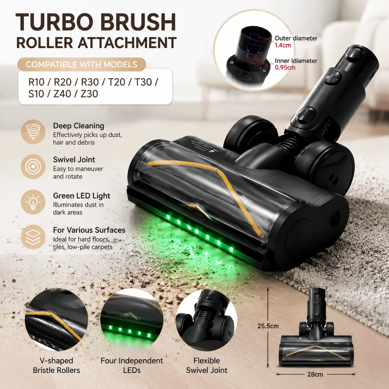 1-brush-head-floor-brush-with-green-led-light-v12-v12pro-v11-t20pro-t20-t30-vacuum-cleaner-household-cleaning-tool-accessories