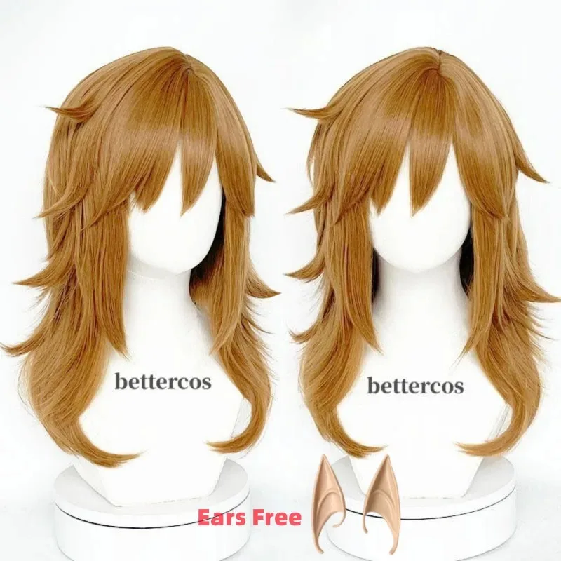 لينك الشفق الأميرة 50 سنتيمتر شعر مستعار طويل أنيمي تأثيري مقاومة للحرارة بيروكات صناعية CV4 ، 'G8 ، ؛ DH