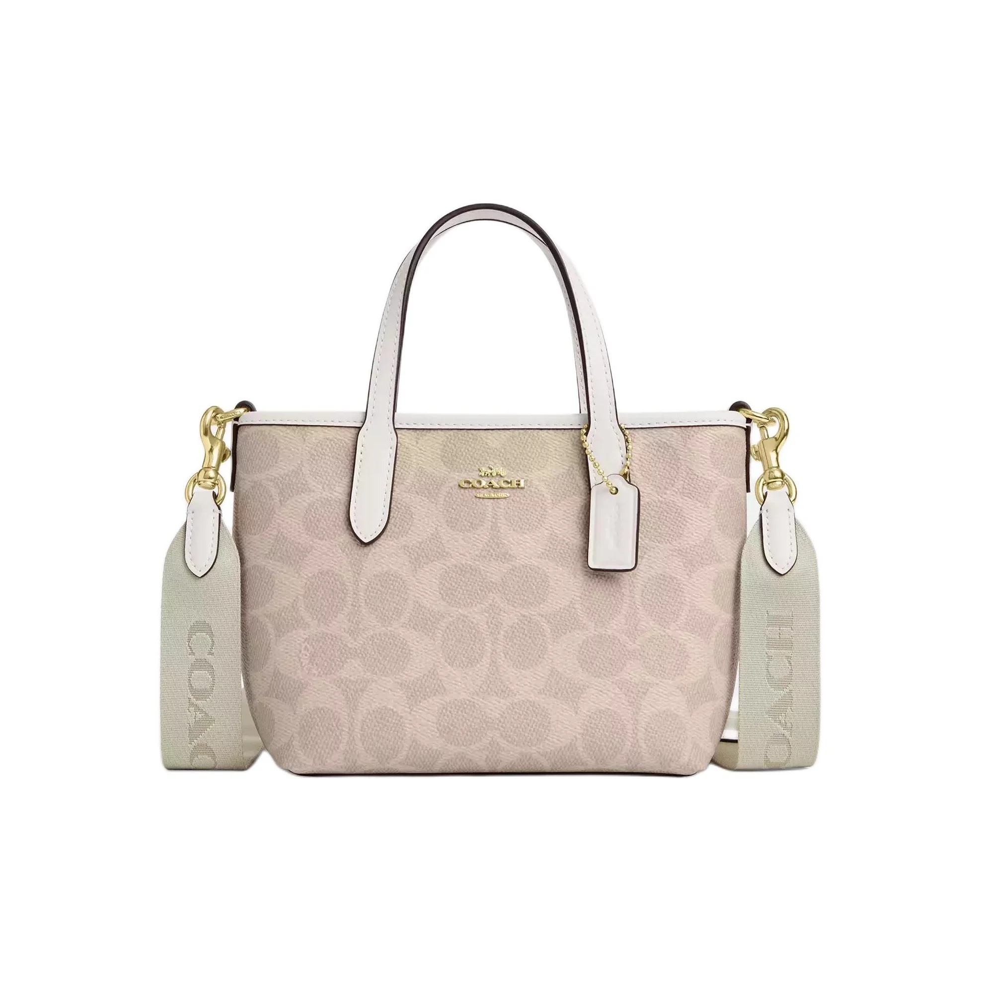 Bolso Tote de Cuero Sintético COACH City, Bolso de Compras, Bolso Bandolera, Bolso de Hombro Mini para Mujer CW032-IMXDM