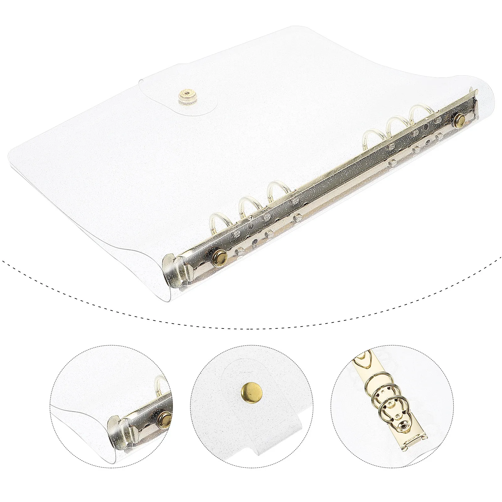 

A5 Notebook Cover PVC Protective Shell for Diary Journal Book Handbook Portable Lightweight School Office Notepad