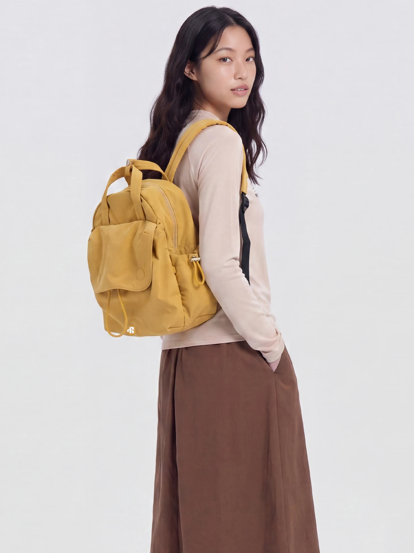 VAOPER Casual Minimalist Style Dual Shoulder Bag Lightweight Commuting Hiking Sports Backpack for Men And Women