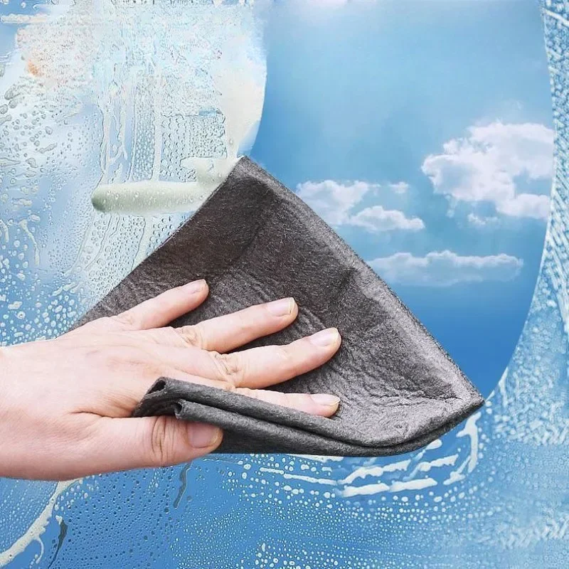 

1/5pc Thickened Magic Clean Cloths Microfiber Wash Rags Car Window Mirror Wipe Towels Rag Reusable Household Clean Kitchen Tool