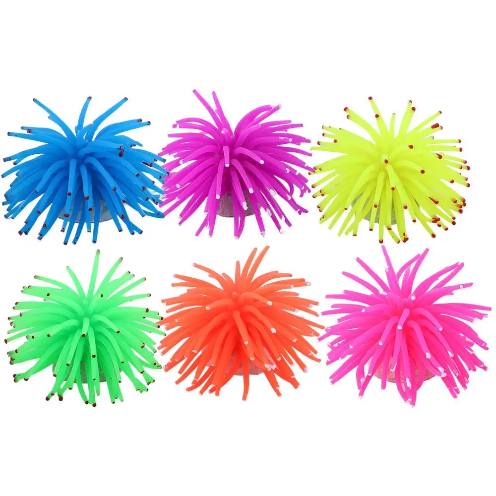 

Reef Grass 6 Colors Silicone Fish Tank Ornament Underwater Coral Aquarium Silicone Plant Artificial Coral Fish