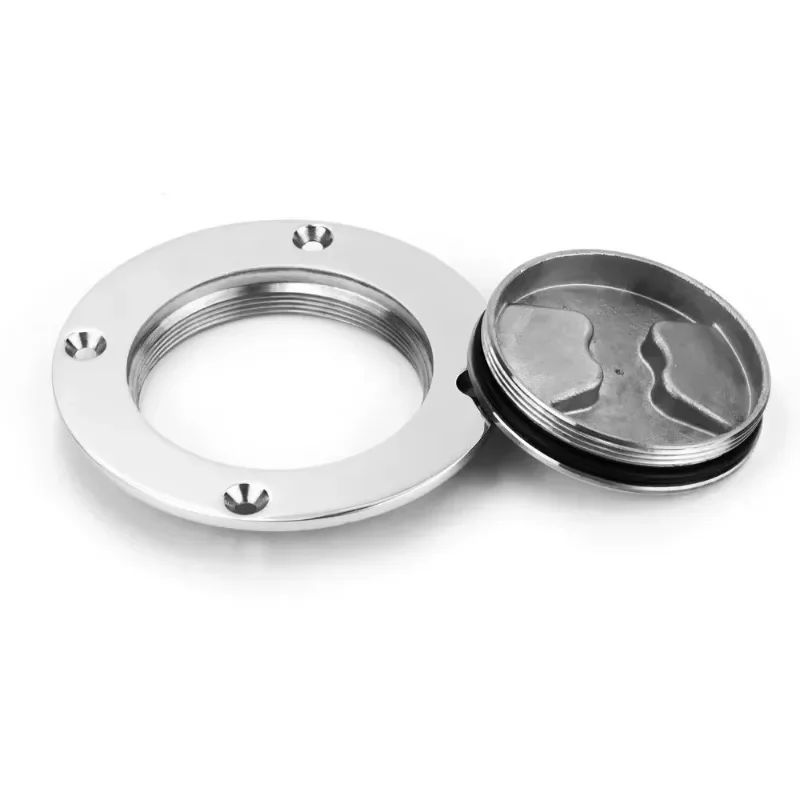3/4/5/6 Inch Marine Floor Access Panel Hatch 316 Boat Stainless Steel Boat Round Disc Deck Inspection Plate Hatch Kayak