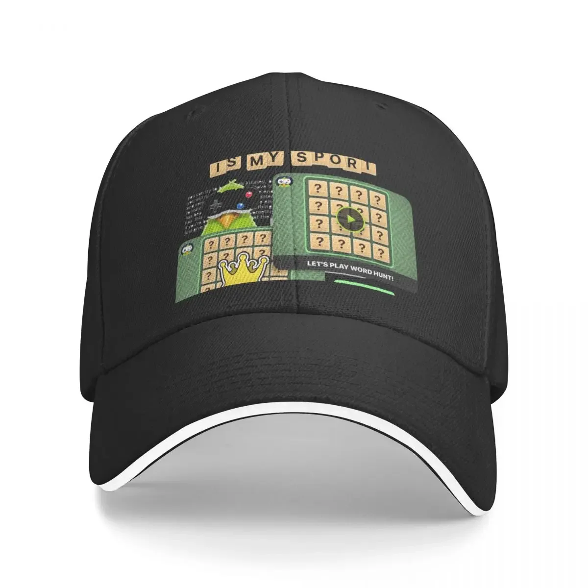 

Word Hunt Baseball Cap derby hat Baseball For Men Women's