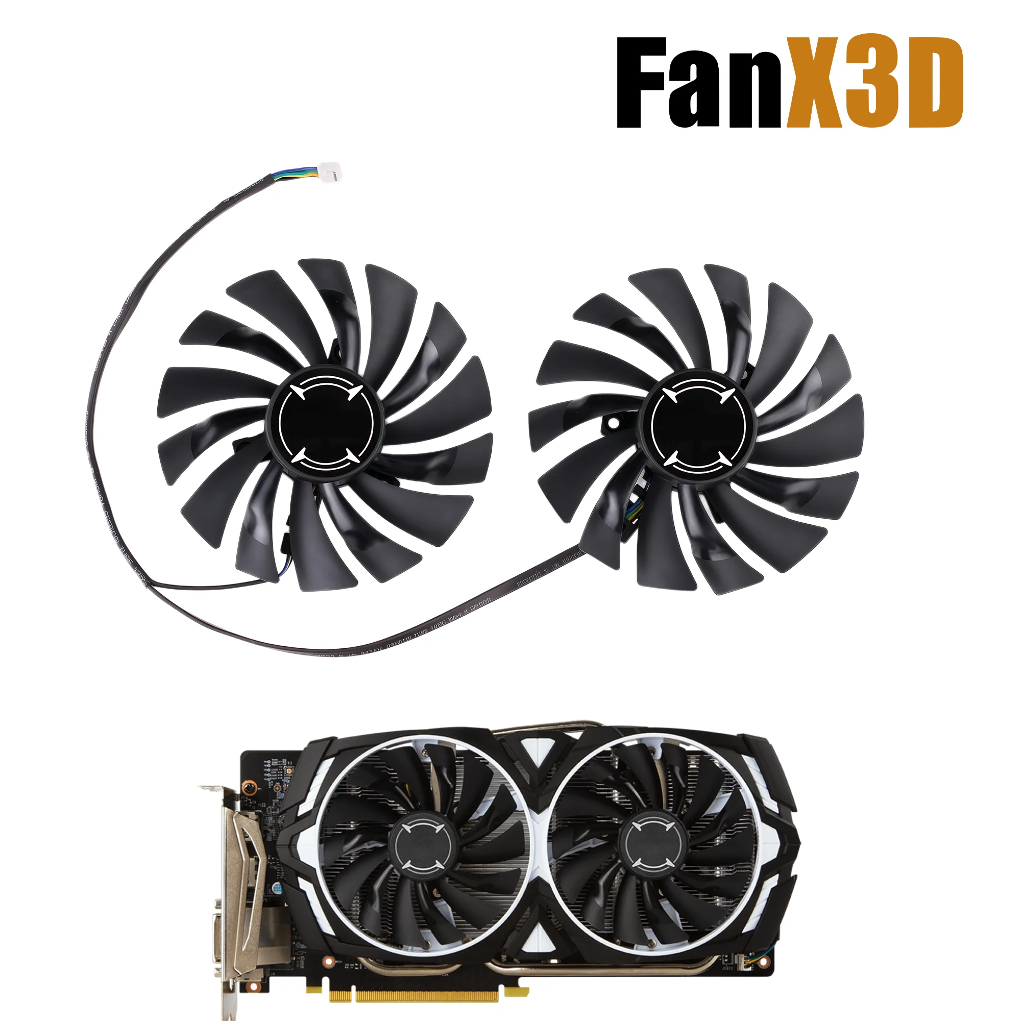 95MM PLD10010S12HH Cooling Fan For MSI GTX 1060 1070 TI 1080 ARMOR 980 TI 960 950  GAMING  Graphics Card Cooler Fan