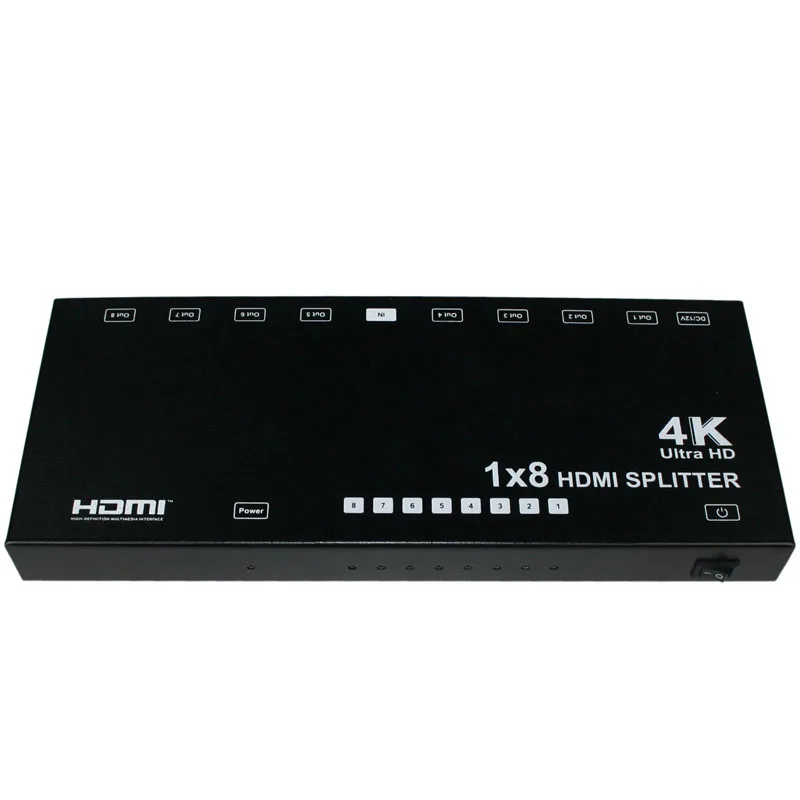 

18Gbps hdmi Splitter Uhd 4k*2k 3d hdmi Splitter 1 in 8 Out hdmi Splitter