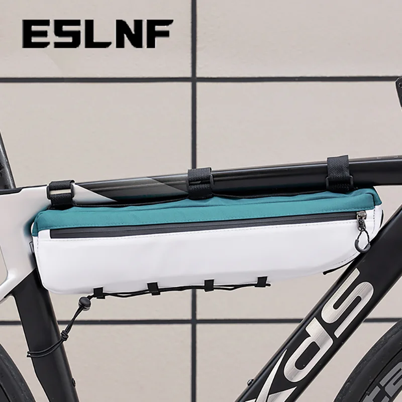 

Велосипедная сумка на раму ESLNF, нейлоновая, большой вместимости, легкая, водонепроницаемая, из полиэстера, для горных велосипедов, аксессуары для MTB