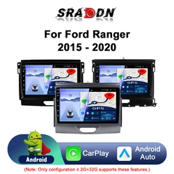 For Ford Ranger 2015 - 2020 Android Car Radio Automotive Multimedia Video Player GPS Navigation Carplay Touch Screen Auto Stereo