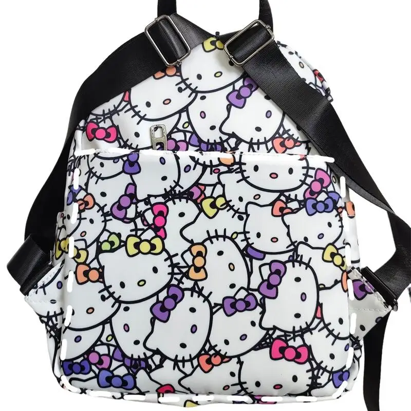 

Sanrio Hello Kitty Student Backpack Children Girl Schoolbag School Supplies Gift Kawaii Anime Cartoon Fashion New Hot Casual Bag
