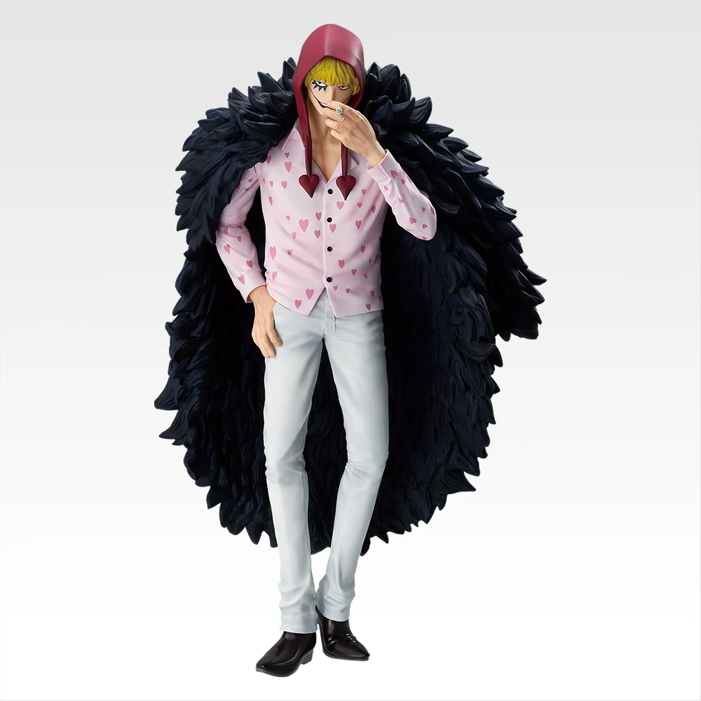 Ichiban Kuji قطعة واحدة القانون غير القابل للكسر Donquixote Doflamingo Corazon Bepo Corazon Trafalgar.Law أنيمي نموذج لجسم الهدايا
