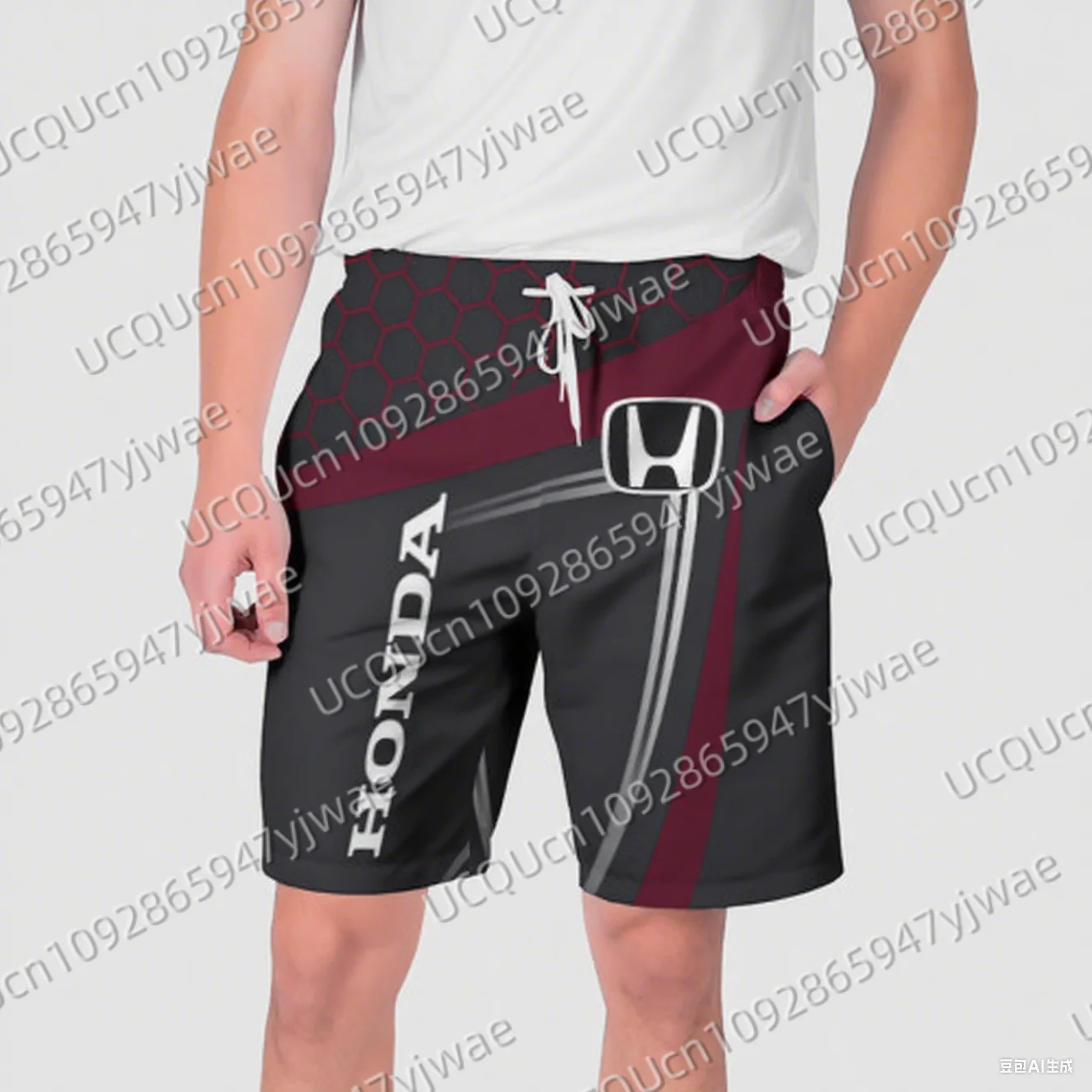 

Circle Print Motorcycle Riding Shorts Fast Drying Breathable Short Sleeve Sport For Men And Women Honda Riding Shorts