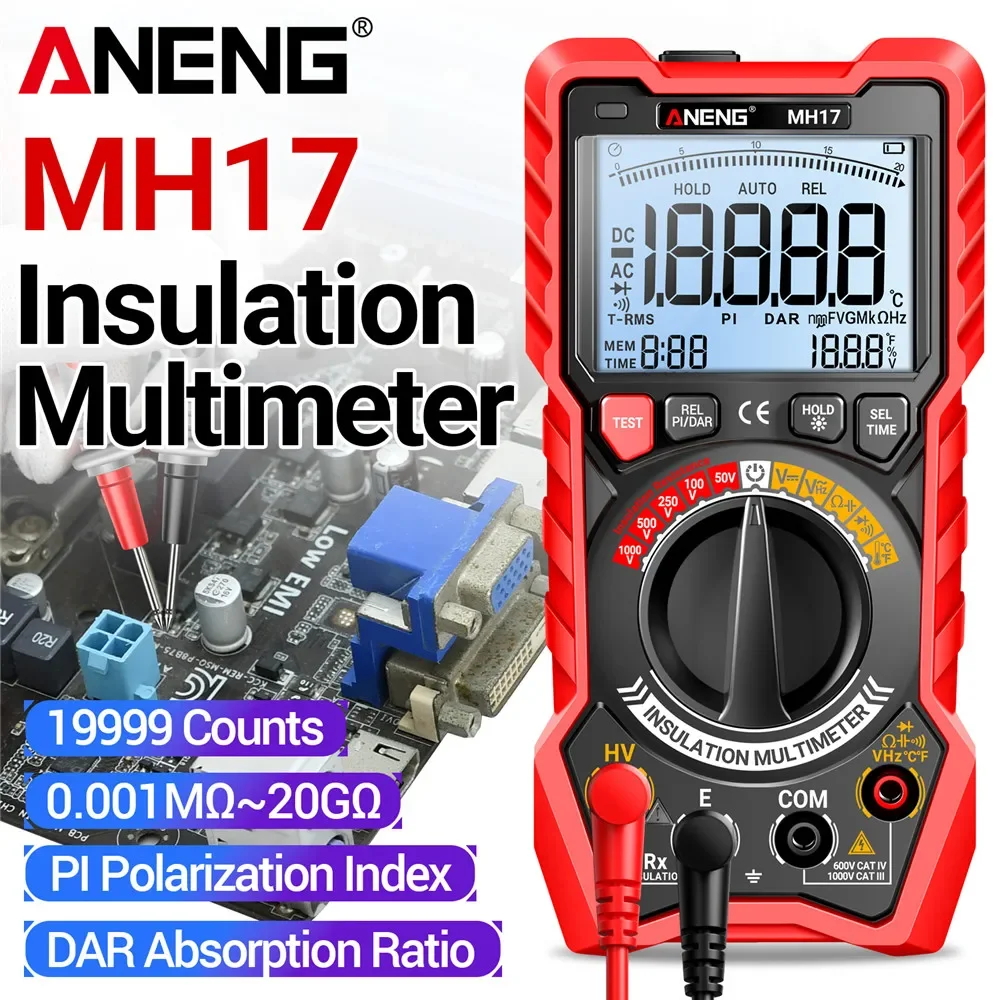 testeur-de-resistance-d'isolement-2-en-1-aneng-mh17-multimetre-numerique-rechargeable-19999-comptes-outils-de-mesure-de-tension-ac-dc-et-de-capacite