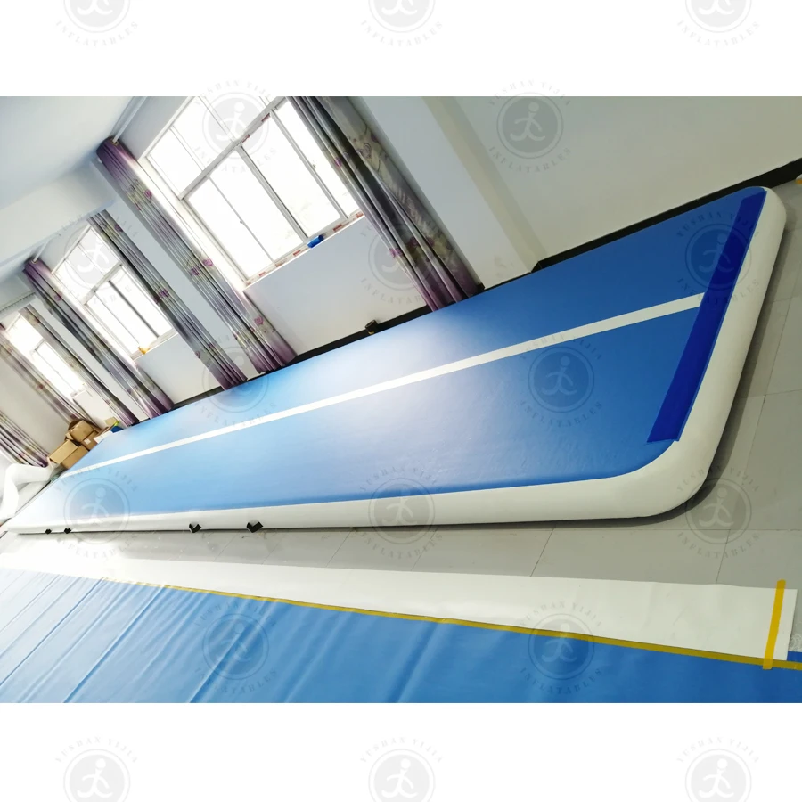 10M Goedkope Air Track Mat Gymnastiek Home Mat Air Track Opblaasbare Gymnastiek Mat
