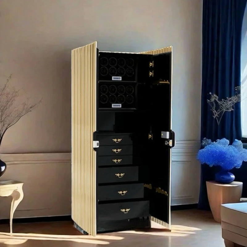 High-End Customized Villa Premium Fireproof Large Stainless Steel Safe Box Locks for Watches Money Home Furniture Living Room