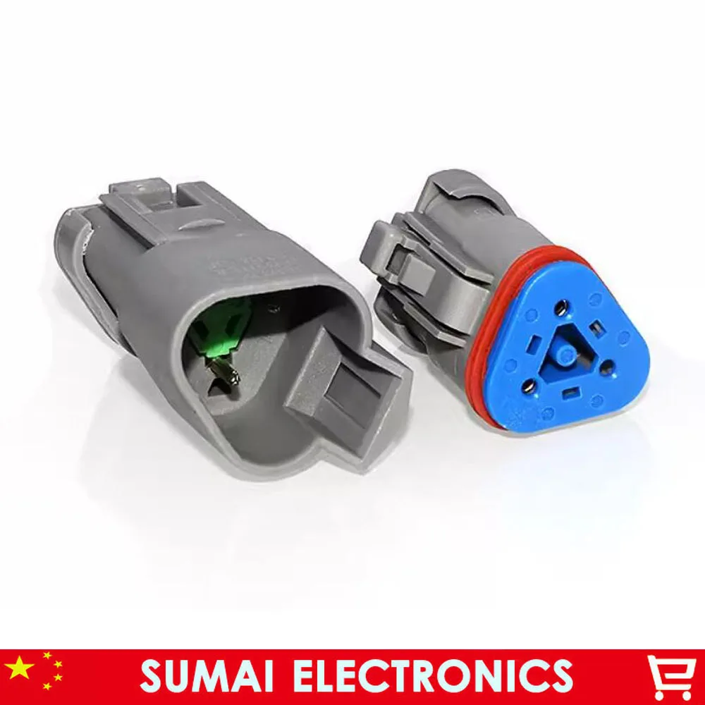 DT06-3S-P006/DT04-3P-P006  J1939 Connector Plug 120 ohm Resistor AT06-3S-RJ120 Deutsch