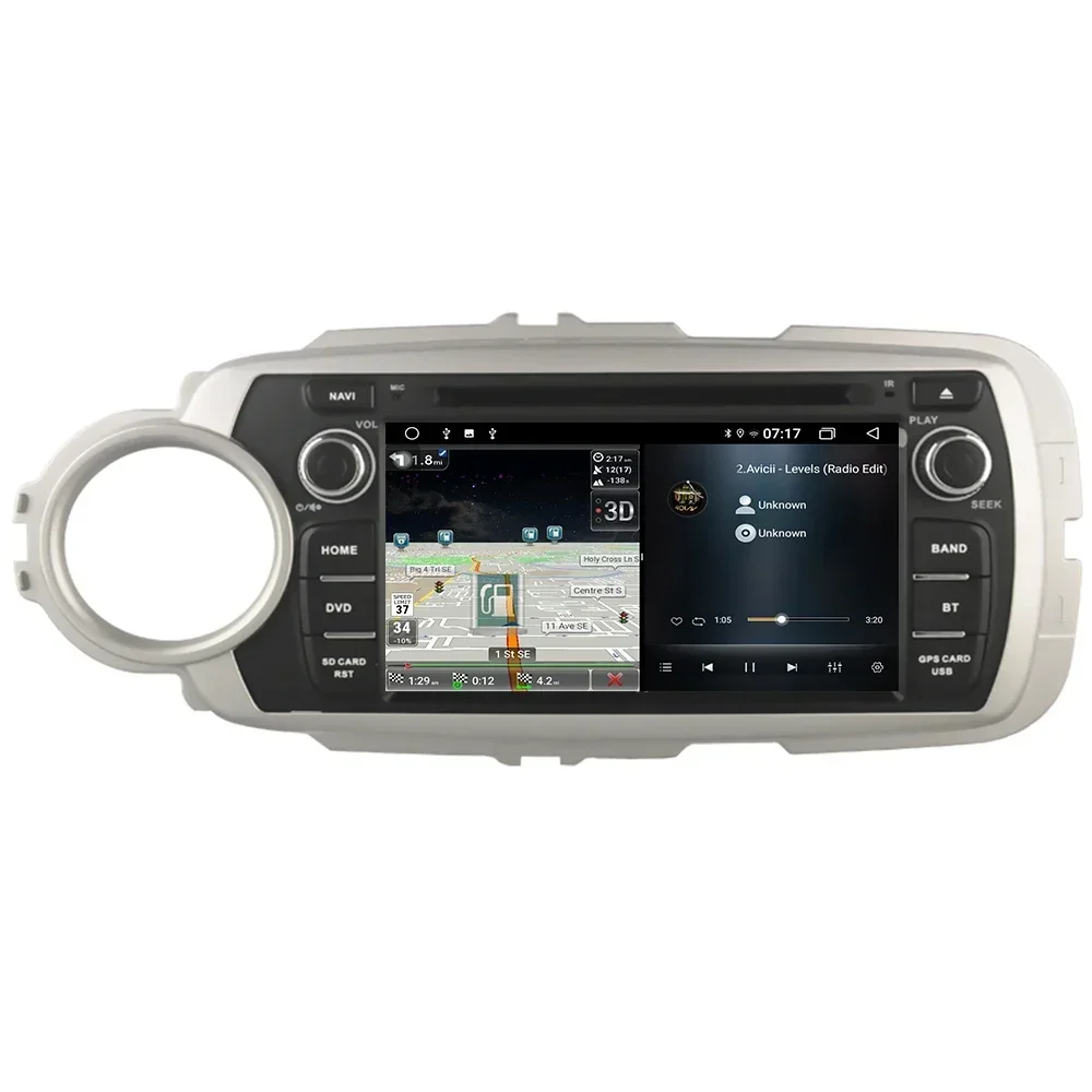 Lecteur de limitation d'autoradio Android 13, navigation GPS, DSP, 2Din avec DVD, Toyota Yadditif, Sliver, 2012, 2013, 2014, 2015, 2017, 2050