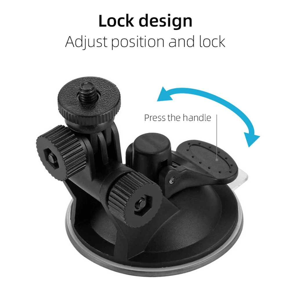Kit di accessori per action camera base adattatore per montaggio a ventosa per GoPro Hero 13 12 11 10 9 8 7 6 Insta360 X4 X3 X2 DJI Action 4 3