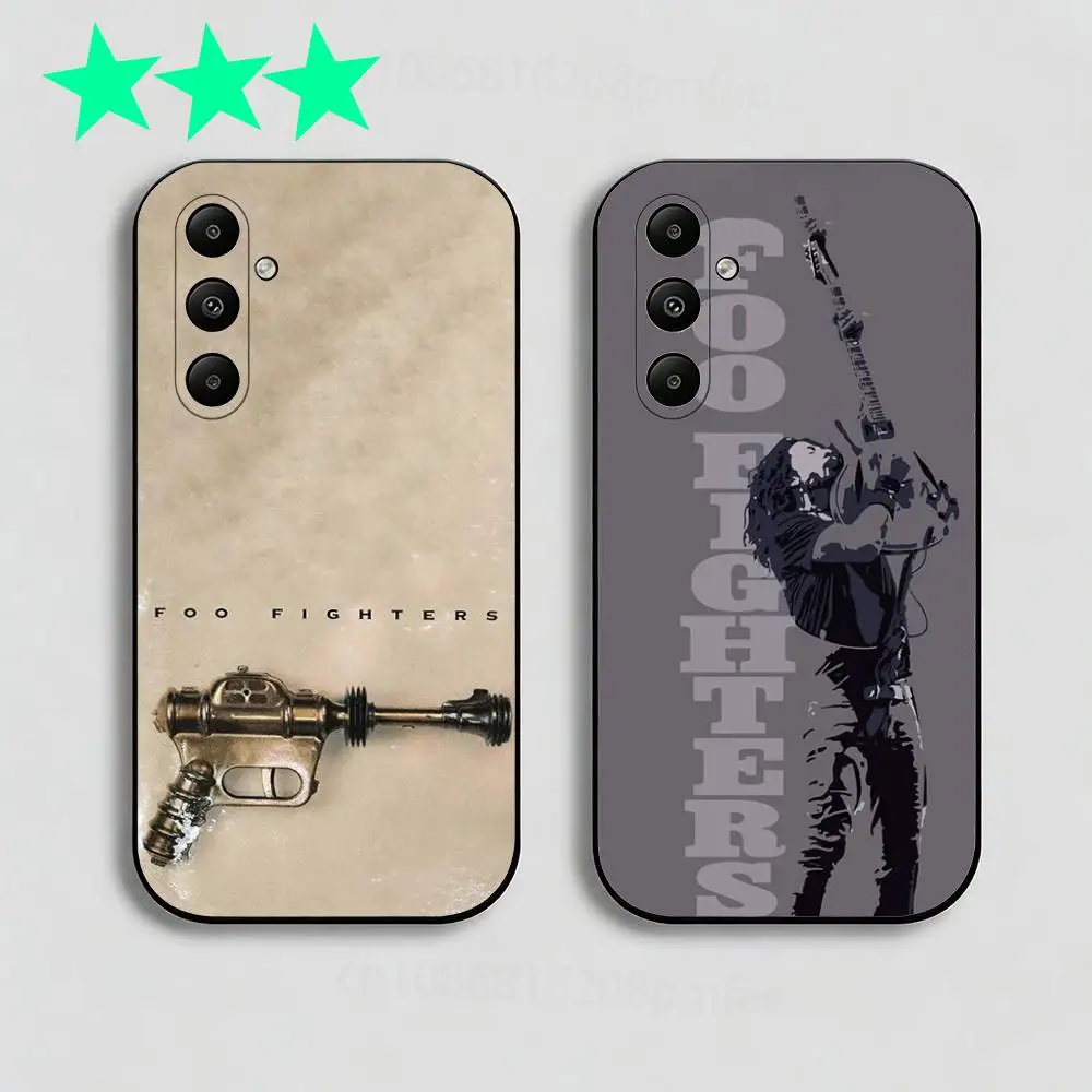 F-Foo F-Fighters Band Phone Case For Samsung Galaxy A13,21s,22,31,32,40,52,71,A91 Soft Black Shell