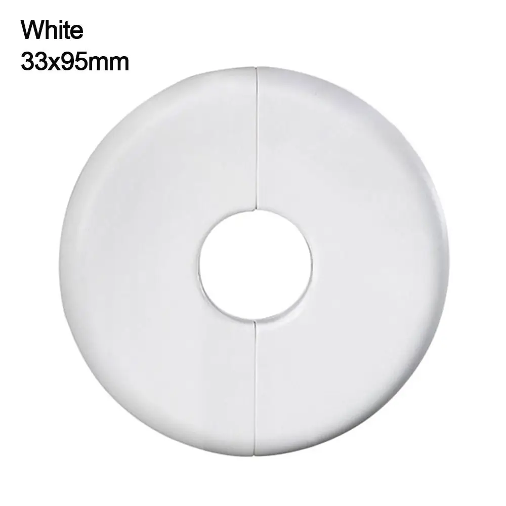 Useful ABS Shower Faucet Cover Round White Faucet Decorative Cover Black Faucet Accessories Shower