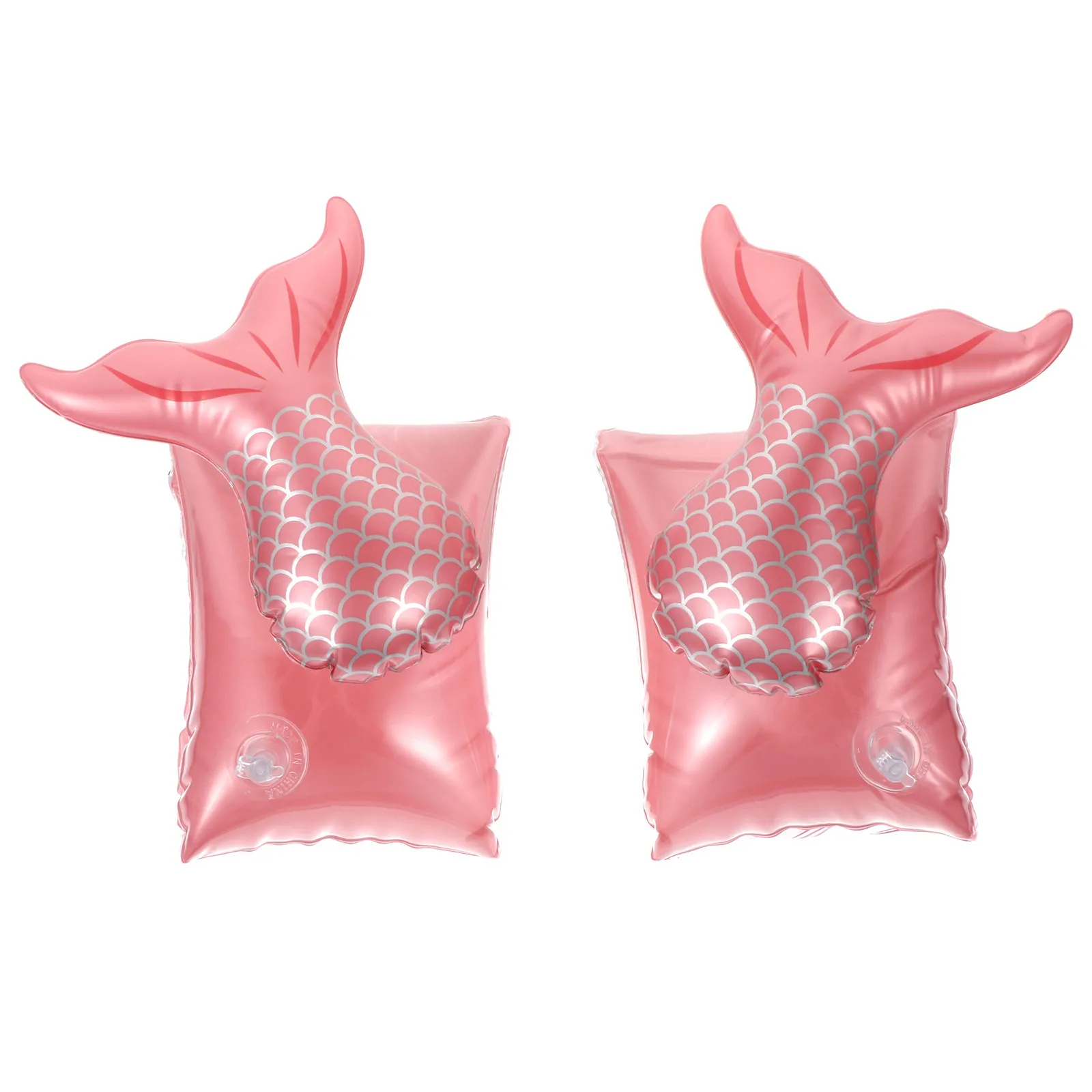 

Надувные нарукавники для плавания для детей, 1 пара, с рисунком русалки, мультяшные, легко используемые, для бассейна, пляжа, озера