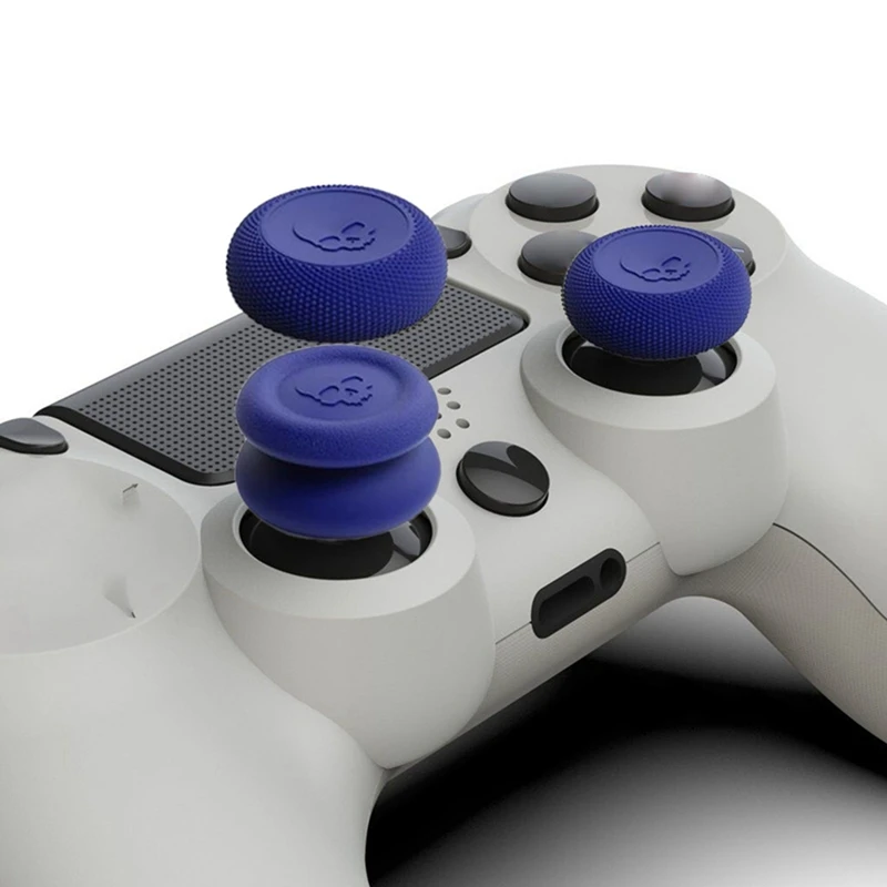 New 6Pcs Thumb Grip Set Joystick Cap Thumbstick Cover For PS4 PS5 PRO Playstation 5 Controller