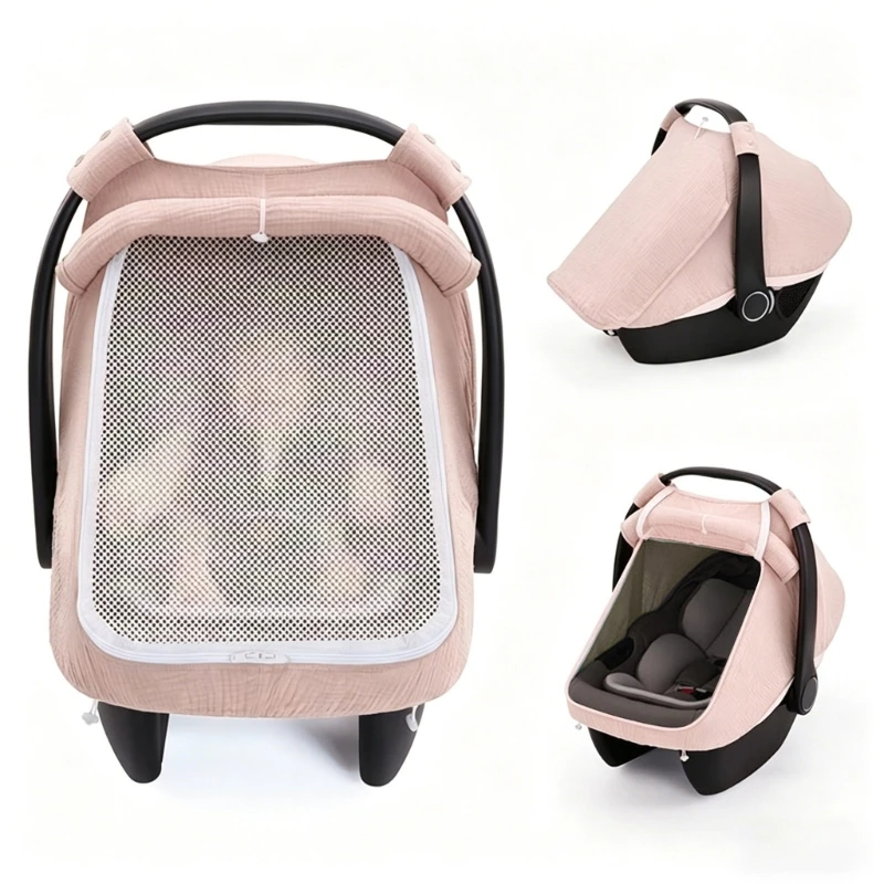  Multifunction Baby Strollers Netting Cover Carrying Basket Sleeve Windproof