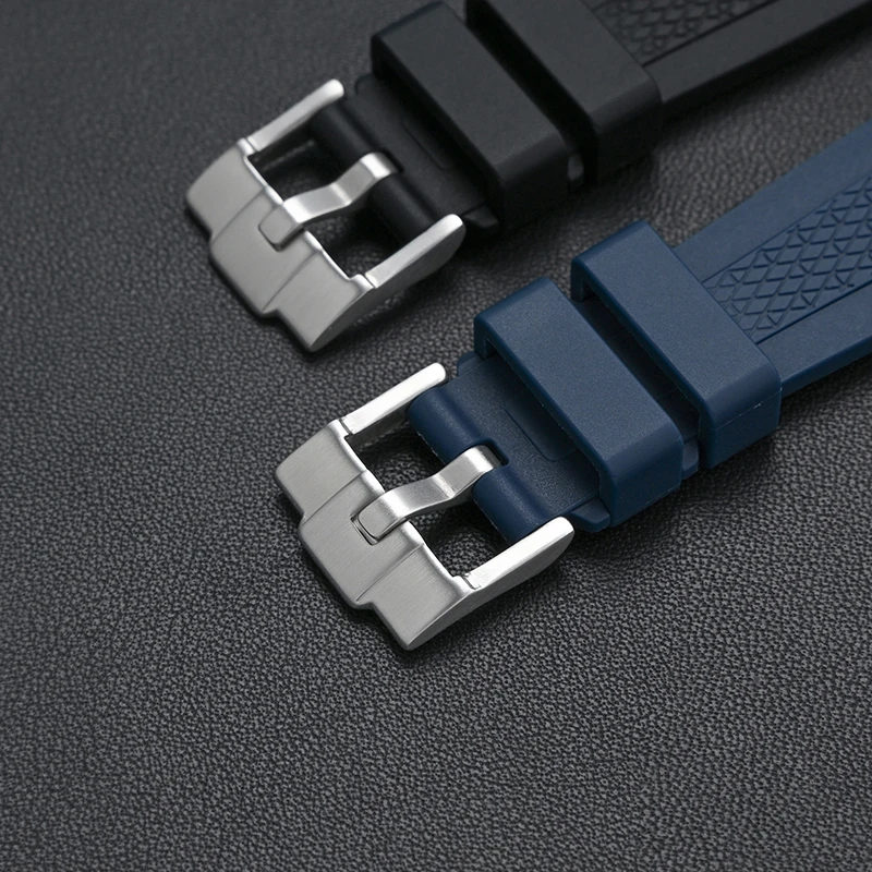 Pulseira de silicone líquido para relógio, pulseira universal de liberação rápida de 20mm 22mm para huawei gt4/5 para seiko