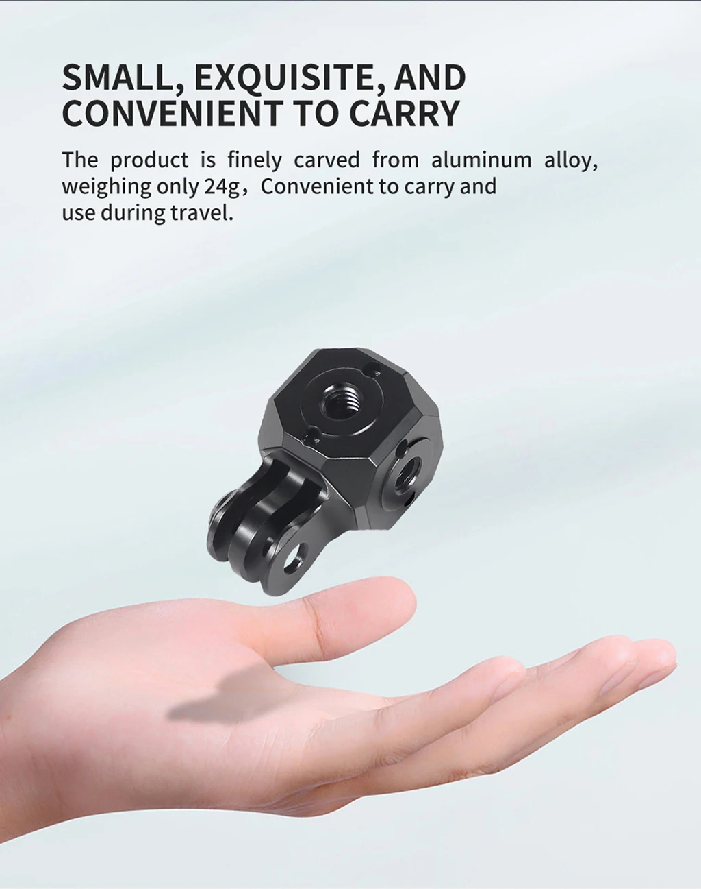 Mini Magic Cube Transfer Schraube Löcher ARRI 1/4 "3/8" Adapter für GoPro DSLR Kameras Käfig Flash Mikrofon Monitor stativ Halterung – Detail 27