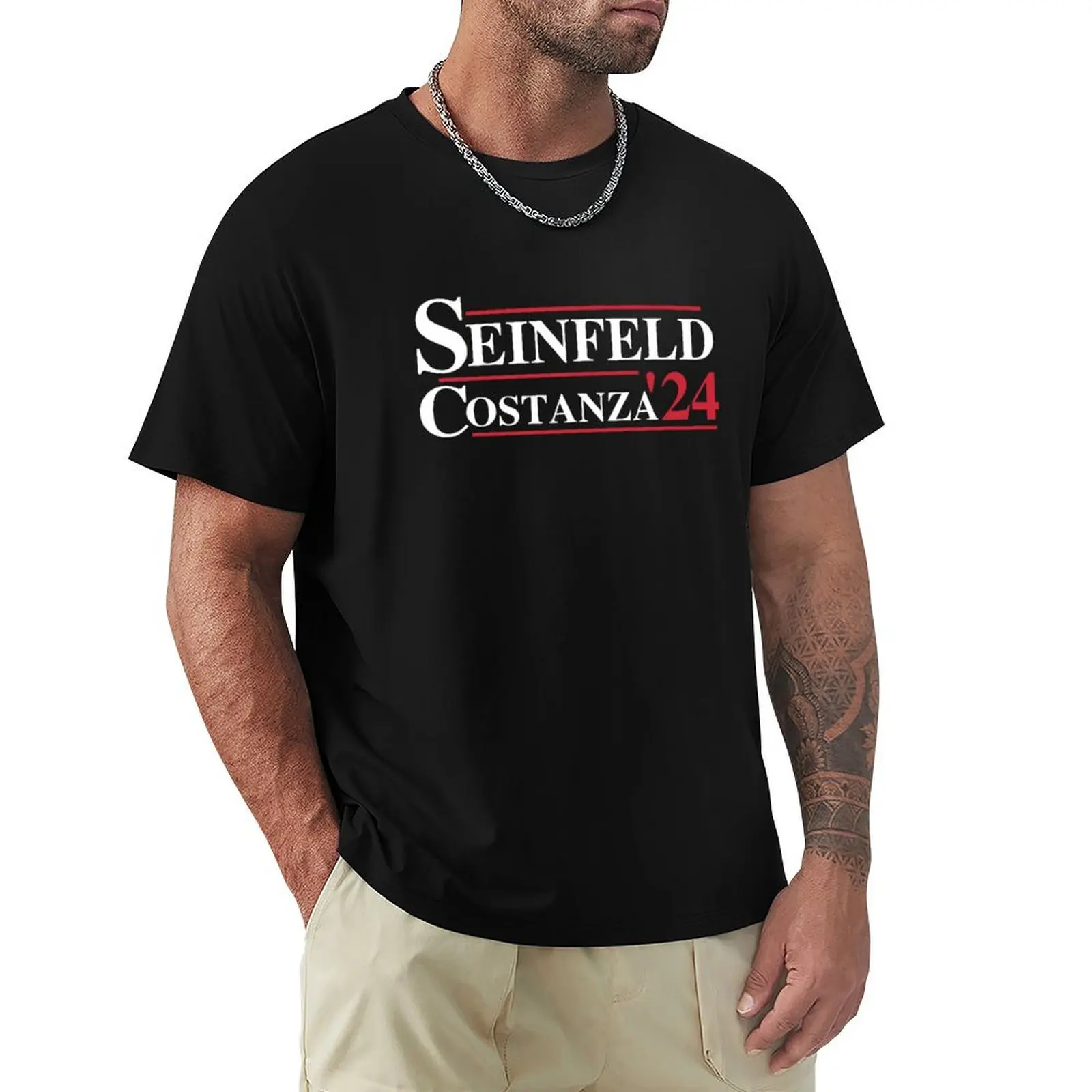 

Seinfeld Costanza Election 2024 T-Shirt Light Athletic Short Sleeve Tee Shirt