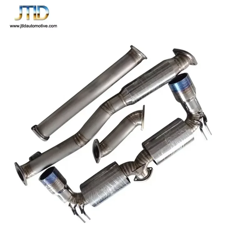 New Performance Titanium Exhaust Catback System for pro Mitsubishi Lancer Evolution X EVO 10 CZ4A with 1 Year Warranty