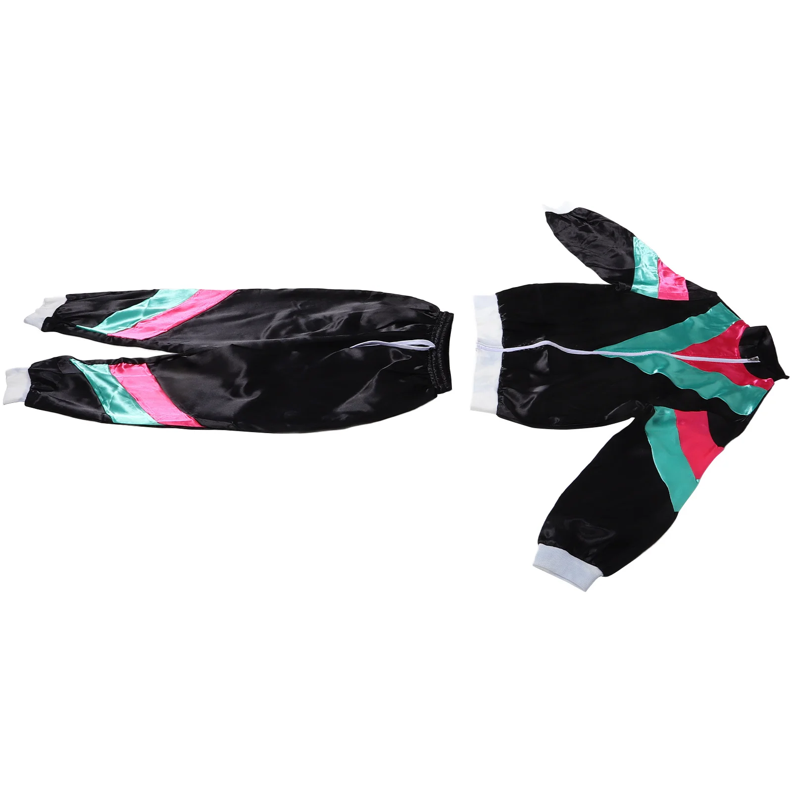 Unique Disco Costume Kids Adults Trendy Design Comfortable Fit Stage Performance Dance Show Sparkly Tops Pink Sequin