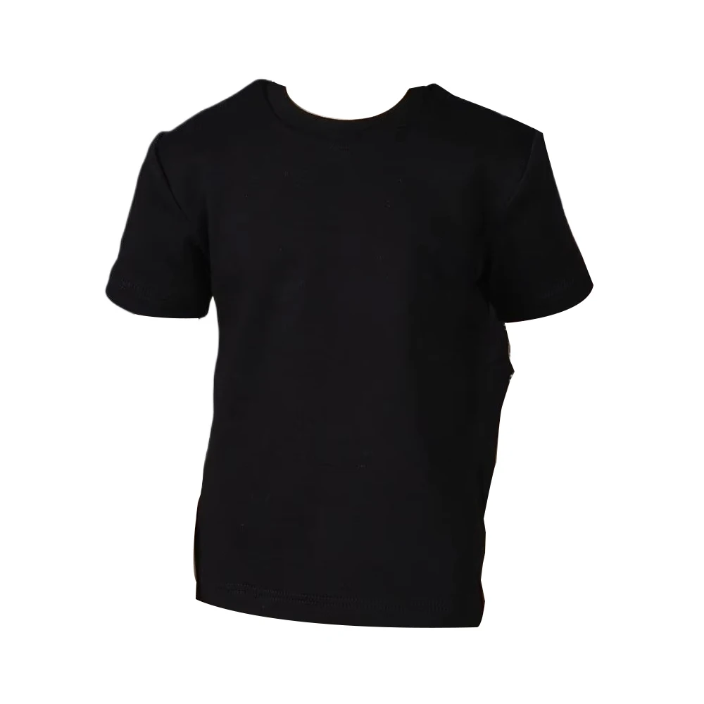 

1/4 1/3 Doll's Clothes for 45/70/73/75/77cm Male Bjd Doll Black Short Sleeved T-shirt Dress Up Toys Doll Accessories, No Doll