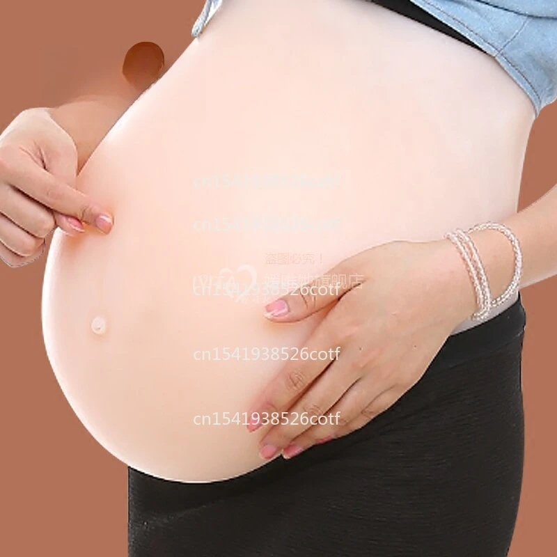 Belly Props Pregnant Women Simulated Skin Silicone Performance Drama Photo