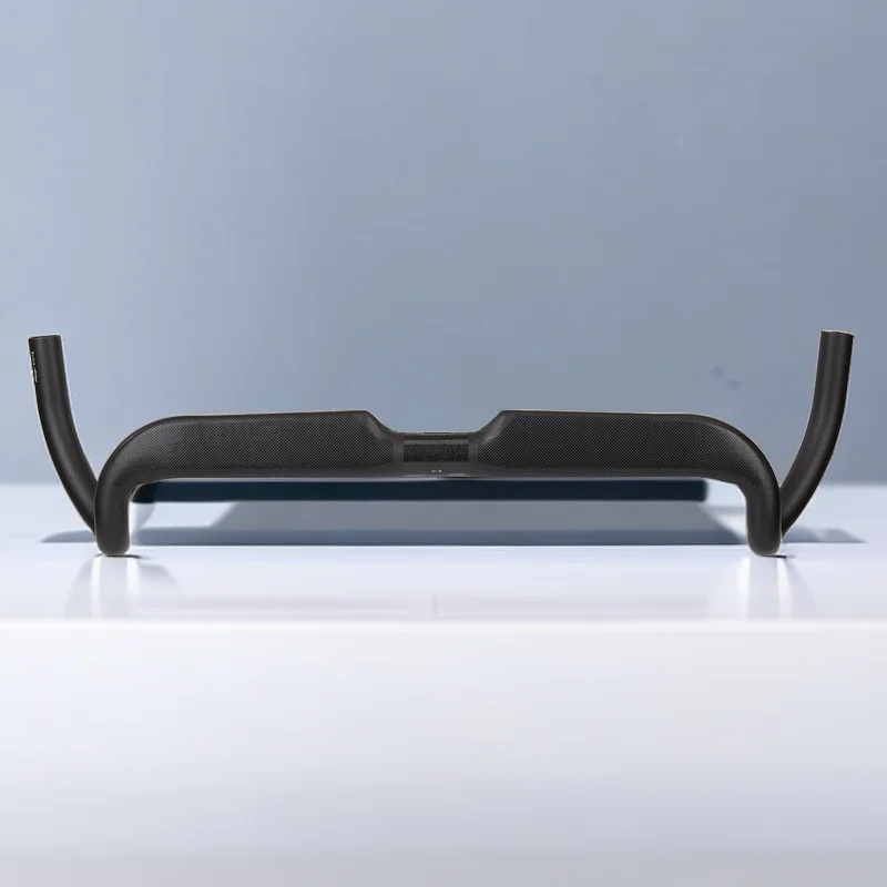 Carbon Gravel Rennradlenker, vollständig versteckte Verkabelung, mattes Ultralight, große Bördelstange, 340 mm, 380 mm, 420 mm, 460 mm, Faser P – Detail 4