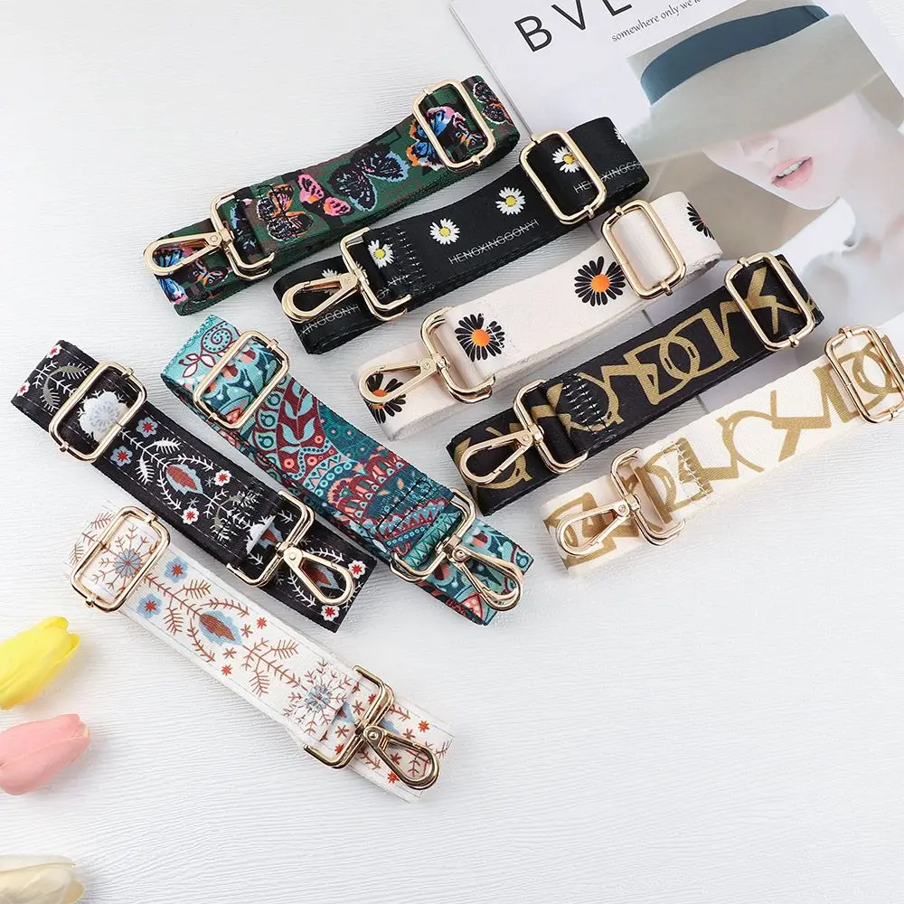 

Новый нейлоновый цветной ремень для сумки аксессуары для женщин Радужный регулируемый плечевой ремень для сумок широкий ремешок декоративный ремень