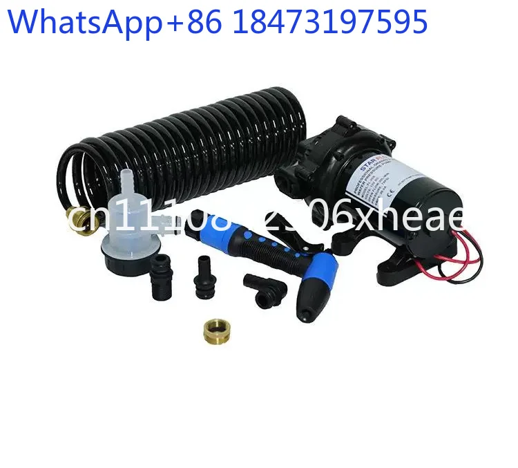 High pressure flushing truck pump set 12V24V DC electric yacht ship deck diaphragm pump 12