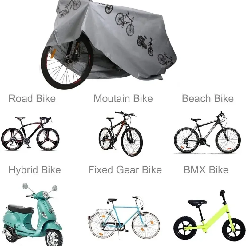 Bicycle Equipment Waterproof and Rainproof Bicycle Cover Outdoor Sunshine Cover Mountain Bicycle Cover Bicycle Accessories