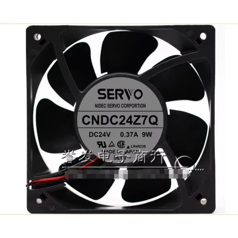 SERVO CNDC24Z7Q DC 24V 0.37A 120x120x38mm 2-Wire Server Cooling Fan