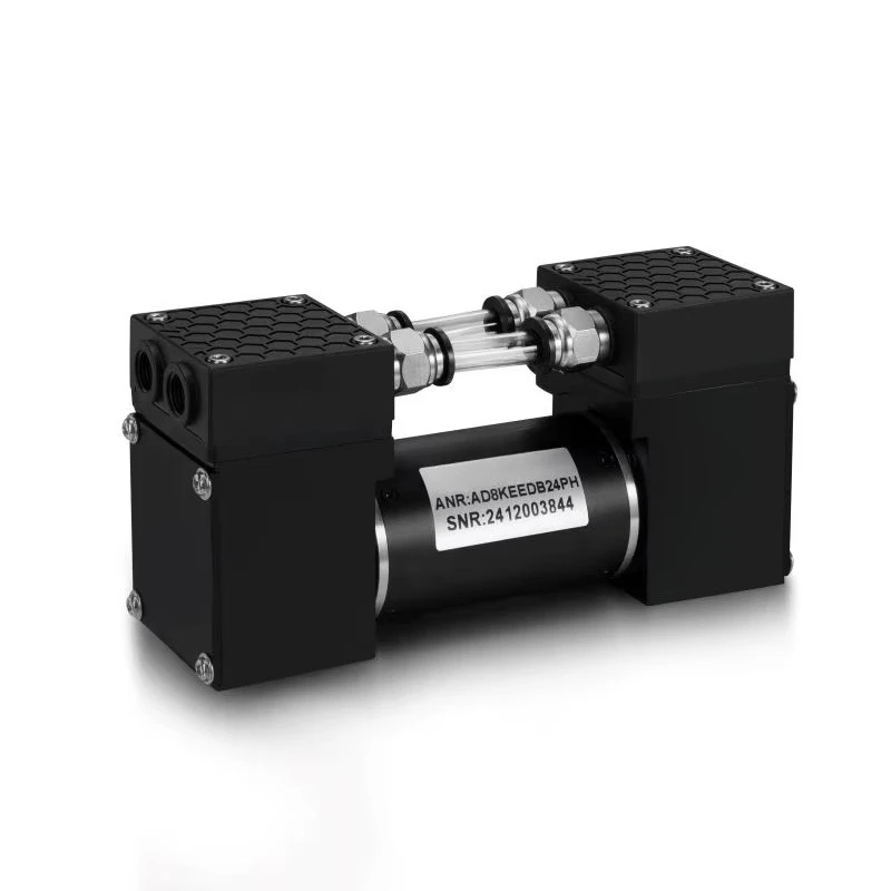 

Dual Heads 25LPM Electric Pump 24v Vacuum DC Gas Sampling Pump Oil Free Brushless Diaphragm Pump