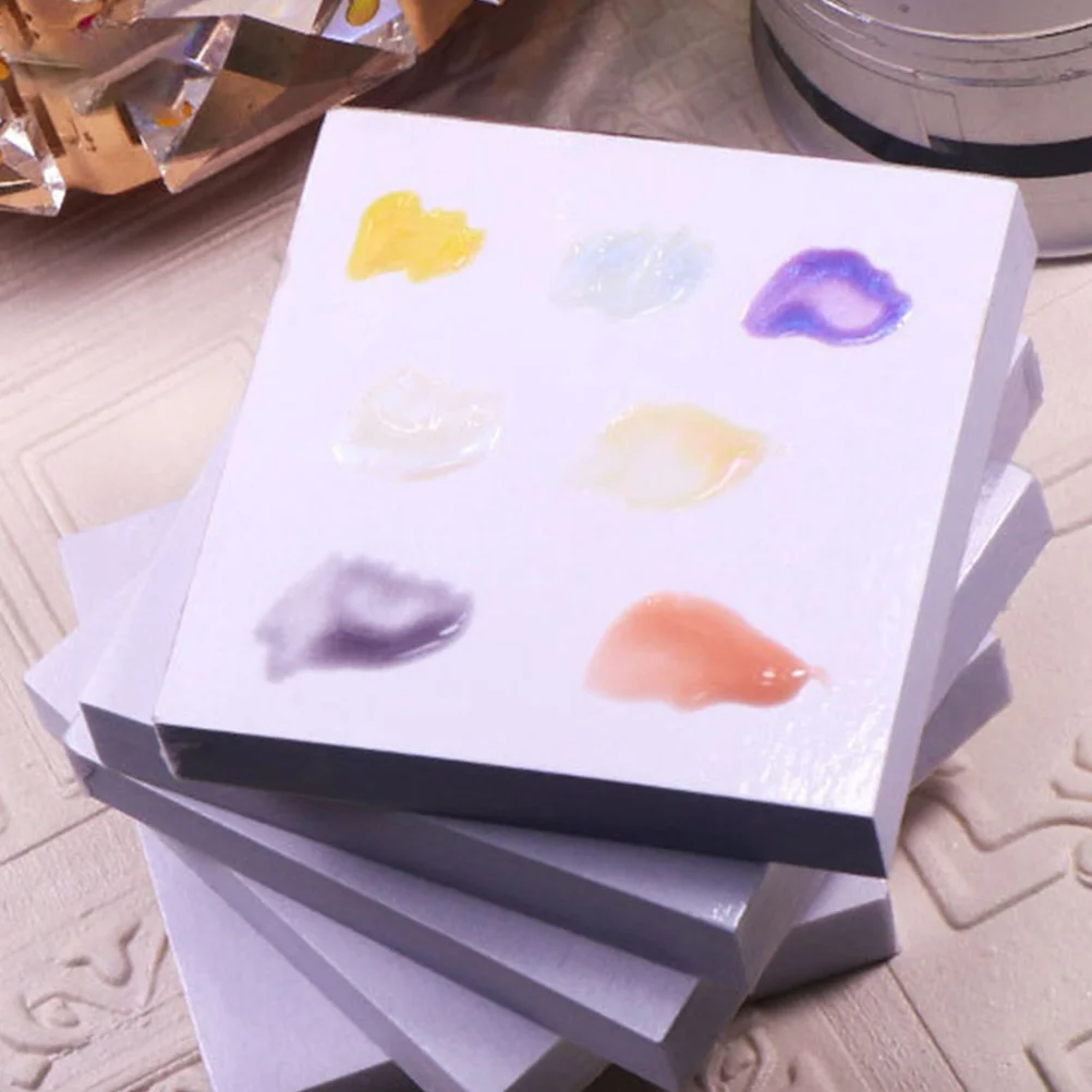 100 قطعة مسمار الفن خلط المنصات 51x51 مللي متر المتاح لوحة ألوان ورقة مانيكير لوازم مسمار الغراء خلط أوراق كتيمة المسيل للدموع