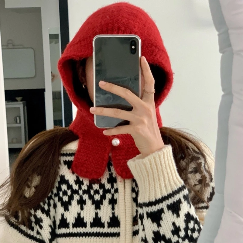 Sophisticated Unisex Hats Outdoor Fuzzy Winter Hat Handmade Protable Hat image 4