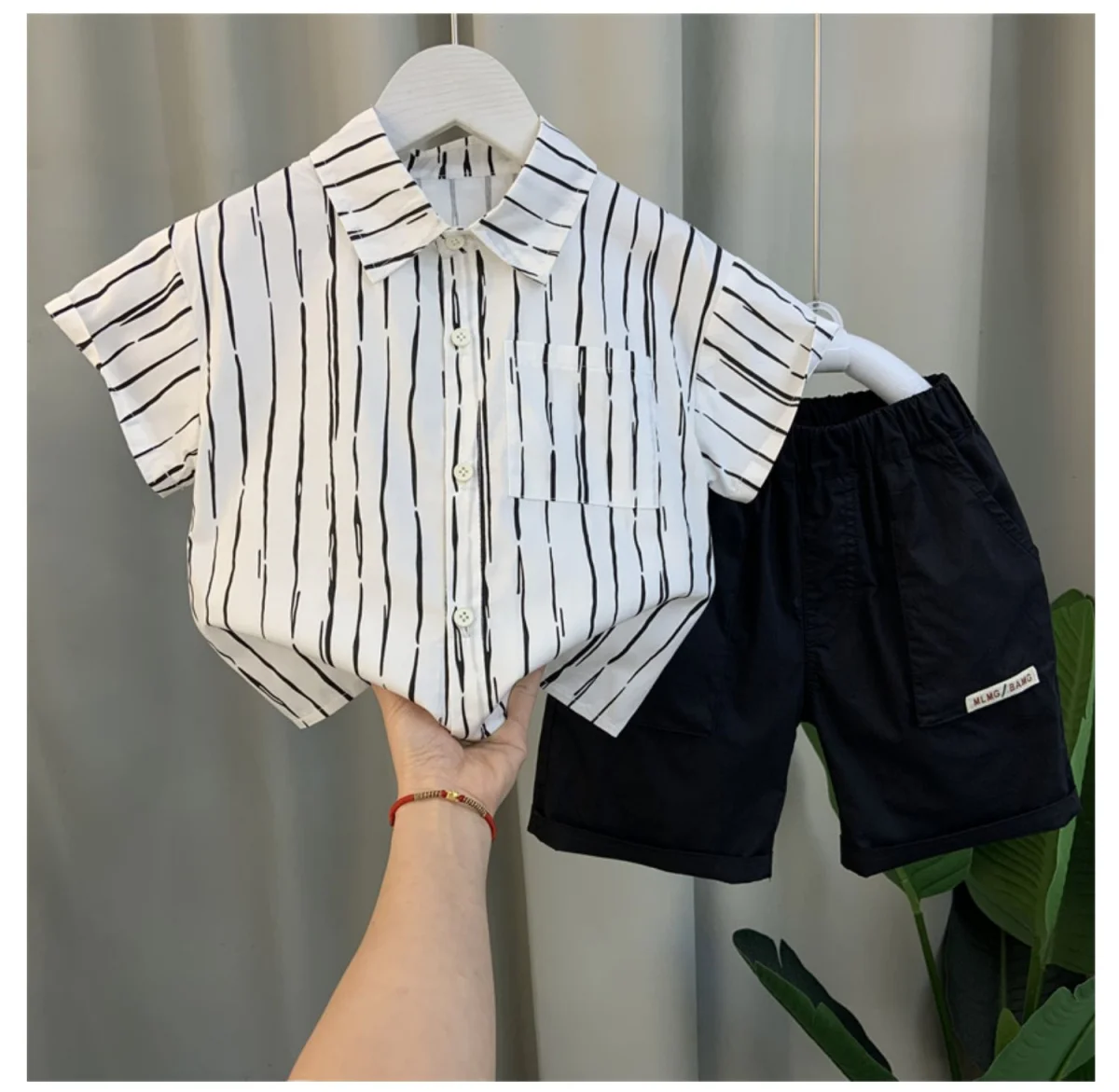 

Summer Baby Boy Girls Clothes Set Children Stripe Tshirts and Shorts 2 Pieces Suit Kid Top Bottom Outfits Casual Tracksuits