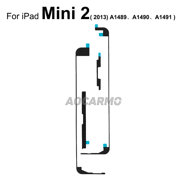 Aocarmo Front LCD Screen Adhesive Sticker Glue Tape Repair For Apple iPad Mini 2 3 4 5 Series Mini4  A1489 A1599 A1538 A2124