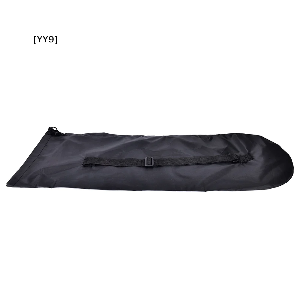 Black Nylon Skateboard Carry Bag, 88x30cm Longboard Scooter Storage Backpack with Adjustable Shoulder Strap[YY9]