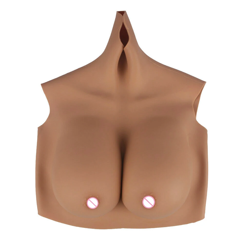 Silicone Breast Prosthesis Forming Lifelike C/D/F/G Cup Women Breasts High-quality Breast Enhancement Strapless Bra