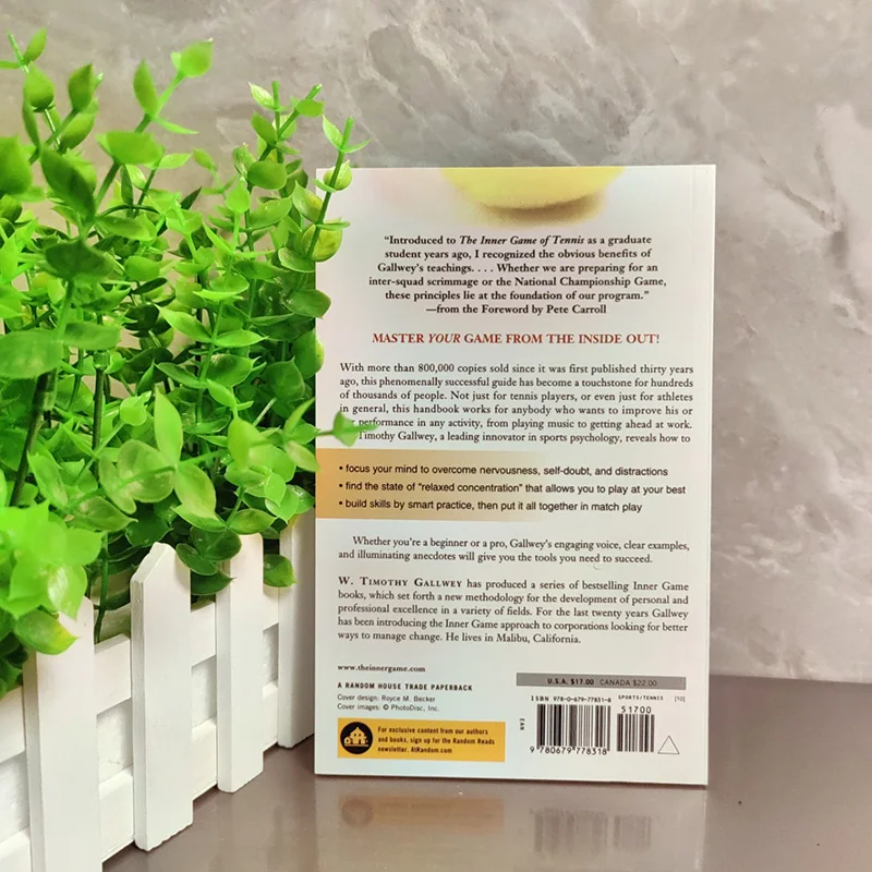 Чудотворная сила физического и психического единства Внутренняя игра тенниса Английская версия Английские книги Libros Liros